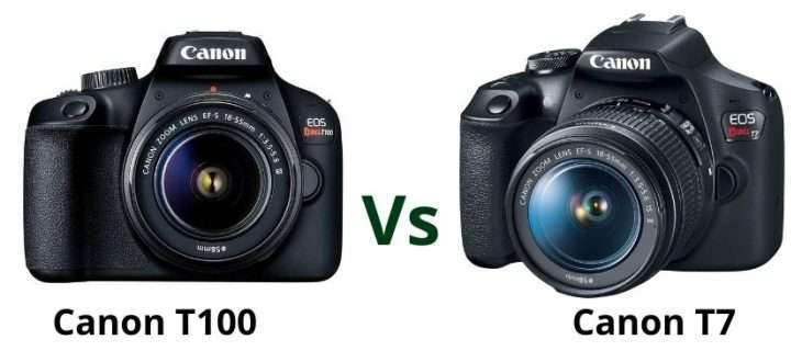 Canon-t100-VS-t7